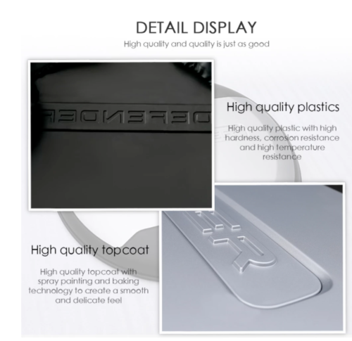 Fuji White Spare Tire Cover Portecor Fits for Defender 90 110 130 2020-2024