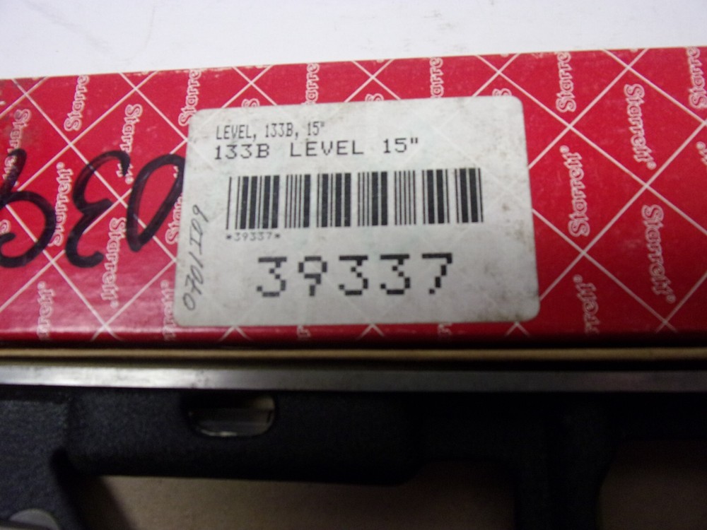 STARRETT #133B Engineers & Plumbers Level W/ Adjustable Incline Level 15".