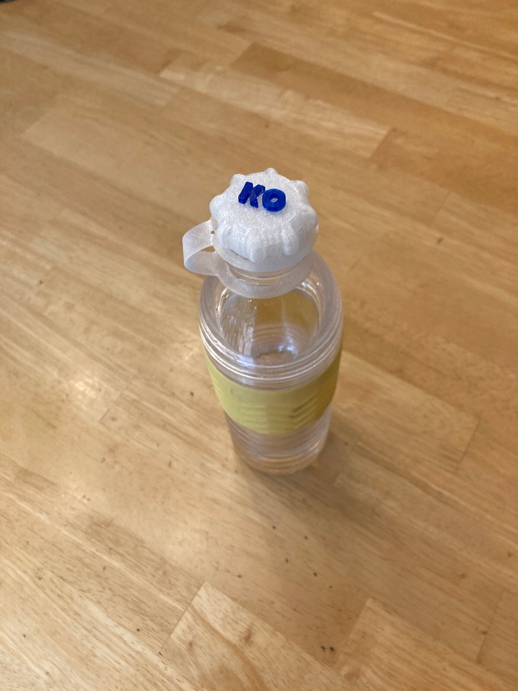 copco replacement bottle cap - with Customized Initials !!