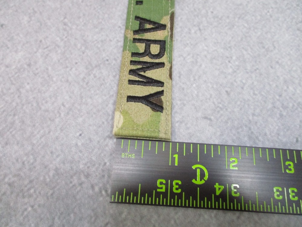 LOT (4) PACK US ARMY KOOK & LOOP NAME TAPES PATCH OCP MULTICAM