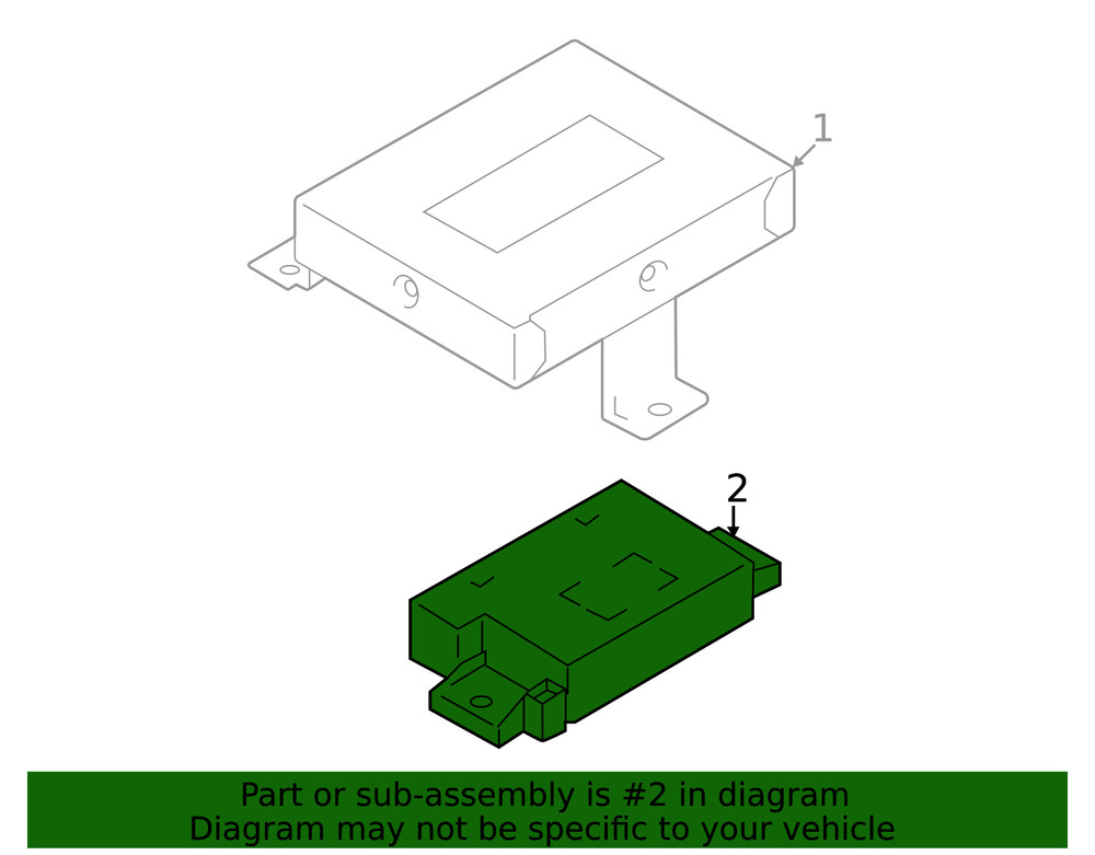 Genuine Mitsubishi Control Module 8638A690
