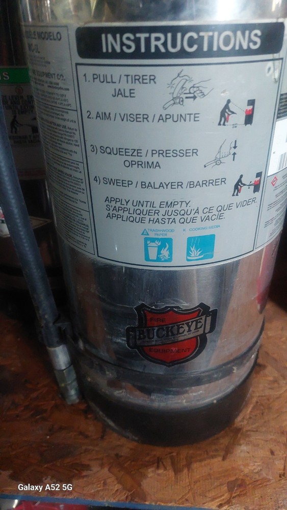 BUCKEYE K GAURD FIRE EXT