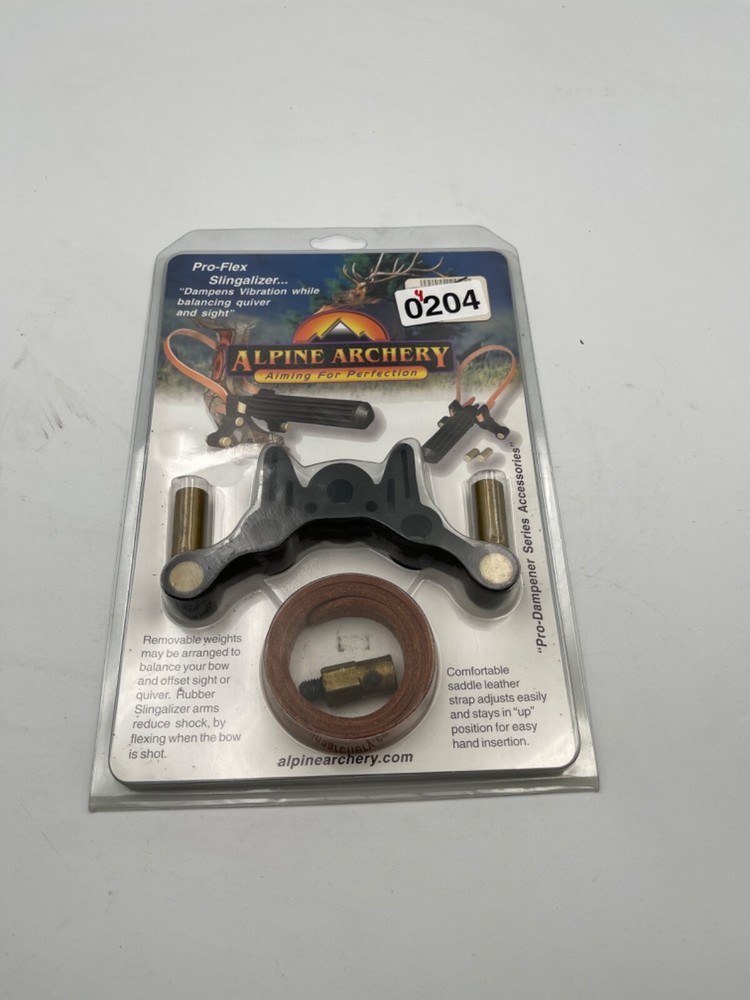 Alpine Archery Pro Flex Slingalizer w/Removable Weights