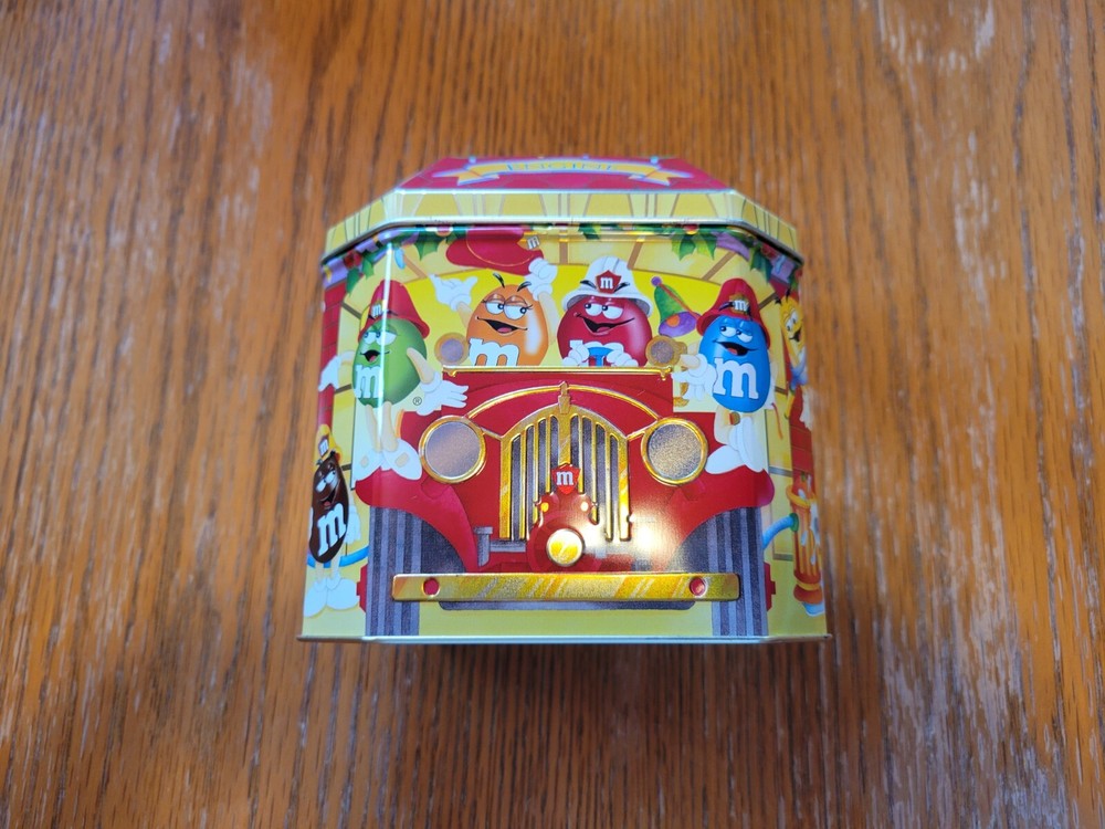 M&Ms Tin Container Plain Town Limited Edition 1997 Fire House