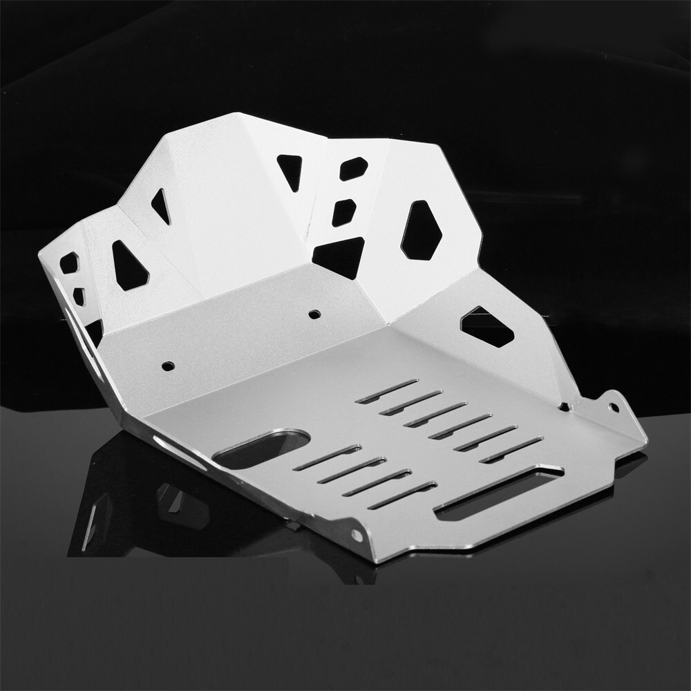 US SILVER Front Skid Plate Engine Bash Cover Guard For SUZUKI V-STROM 800DE