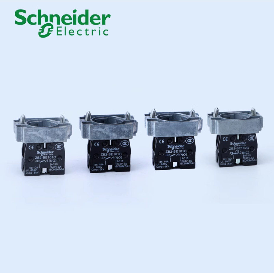 5PC NEW Schneider Button base contact module ZB2BE101C 1NO #LL