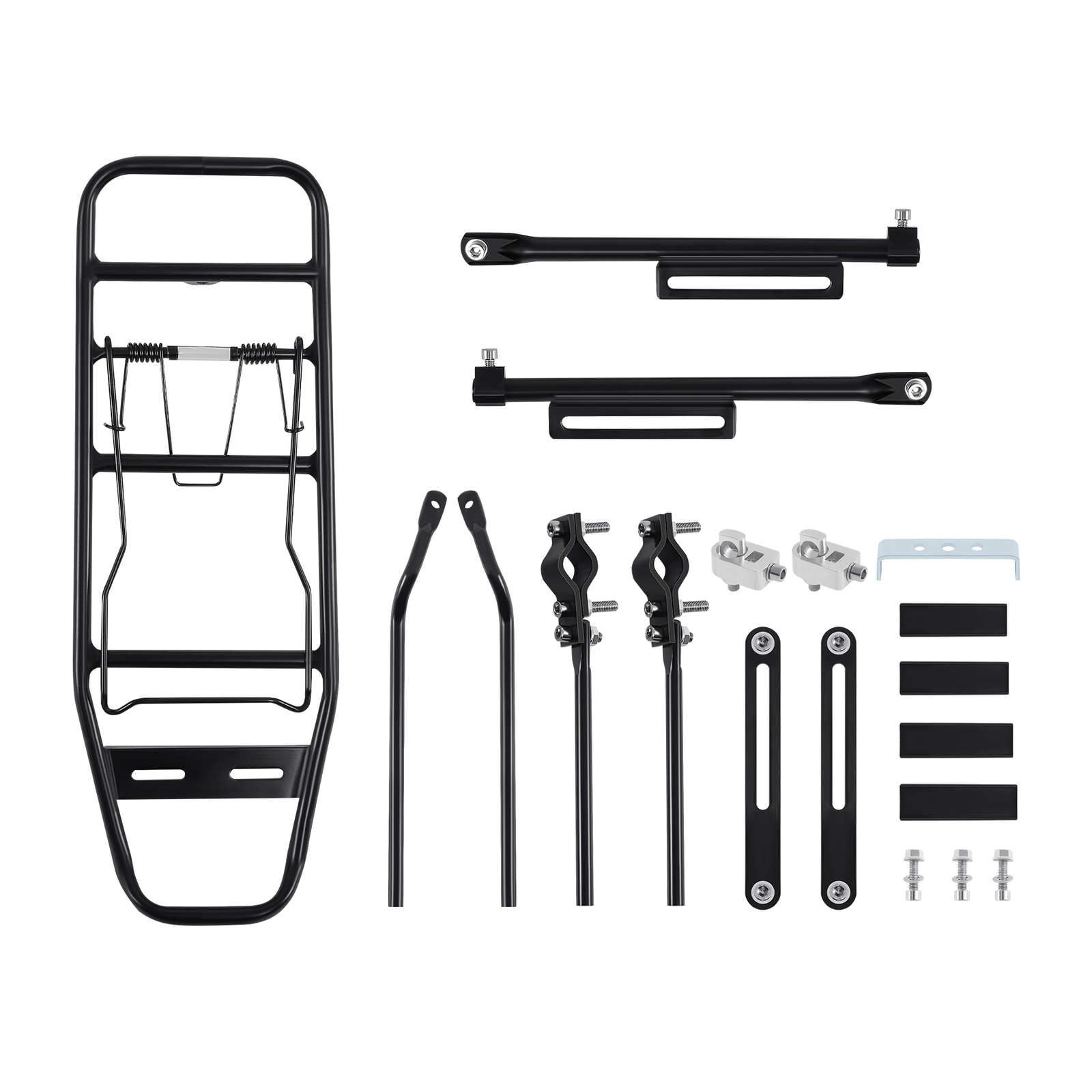 Rear Bike Rack Cargo Rack Alloy Luggage Carrier Bicycle 110 Lbs Capacity Holder