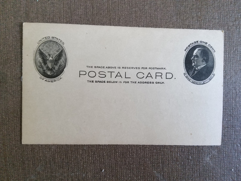 US Postal Cards c. 1885 - 1935