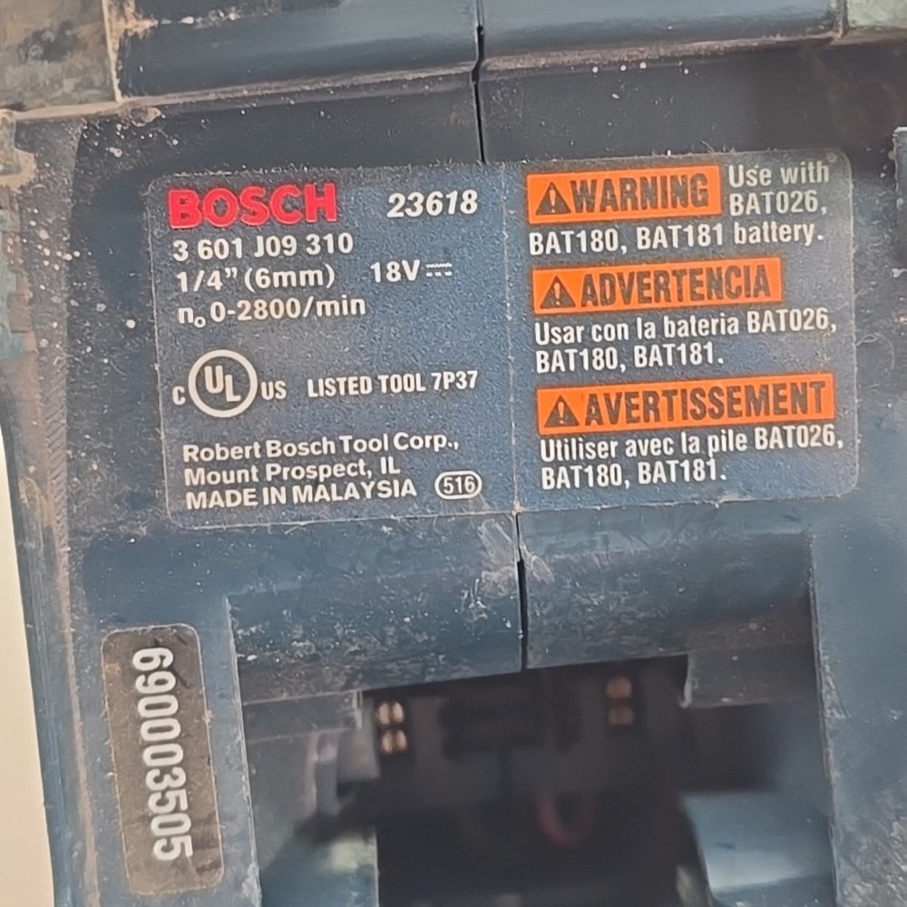 Bosch 18v Impactor Impact Driver 23618 Bare Tool Only
