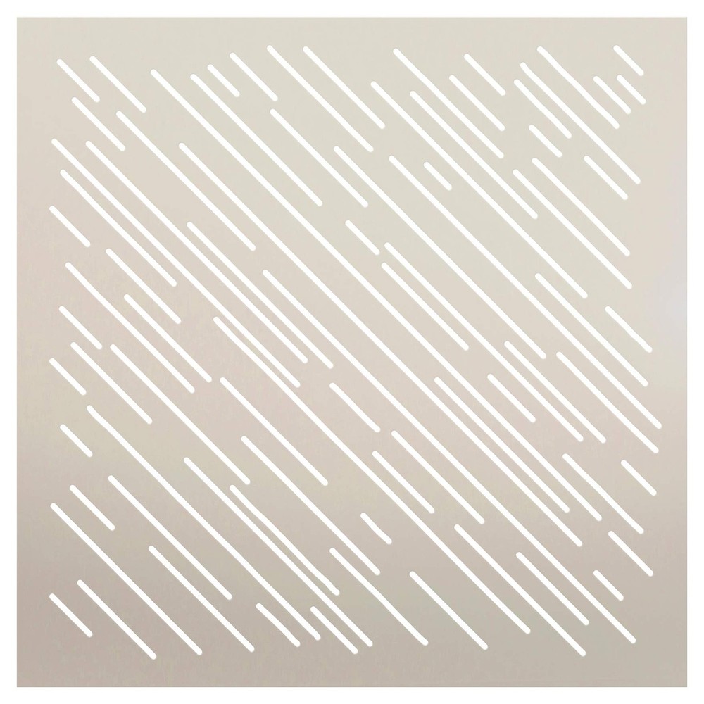 Rain Pattern DIY Crafts Stencil Reusable Plastic - StencilAir