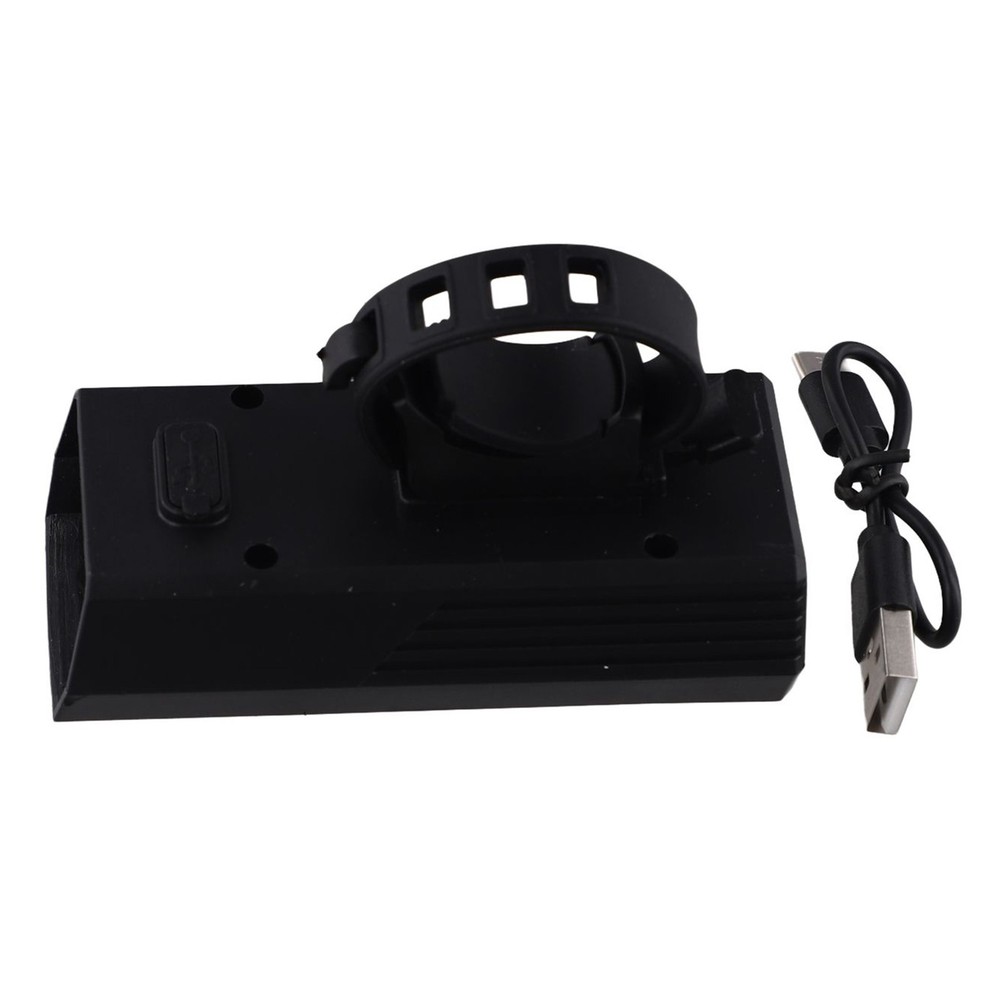 Multi Functional LED Bicycle Headlight with Solar and USB Charging Capabilities