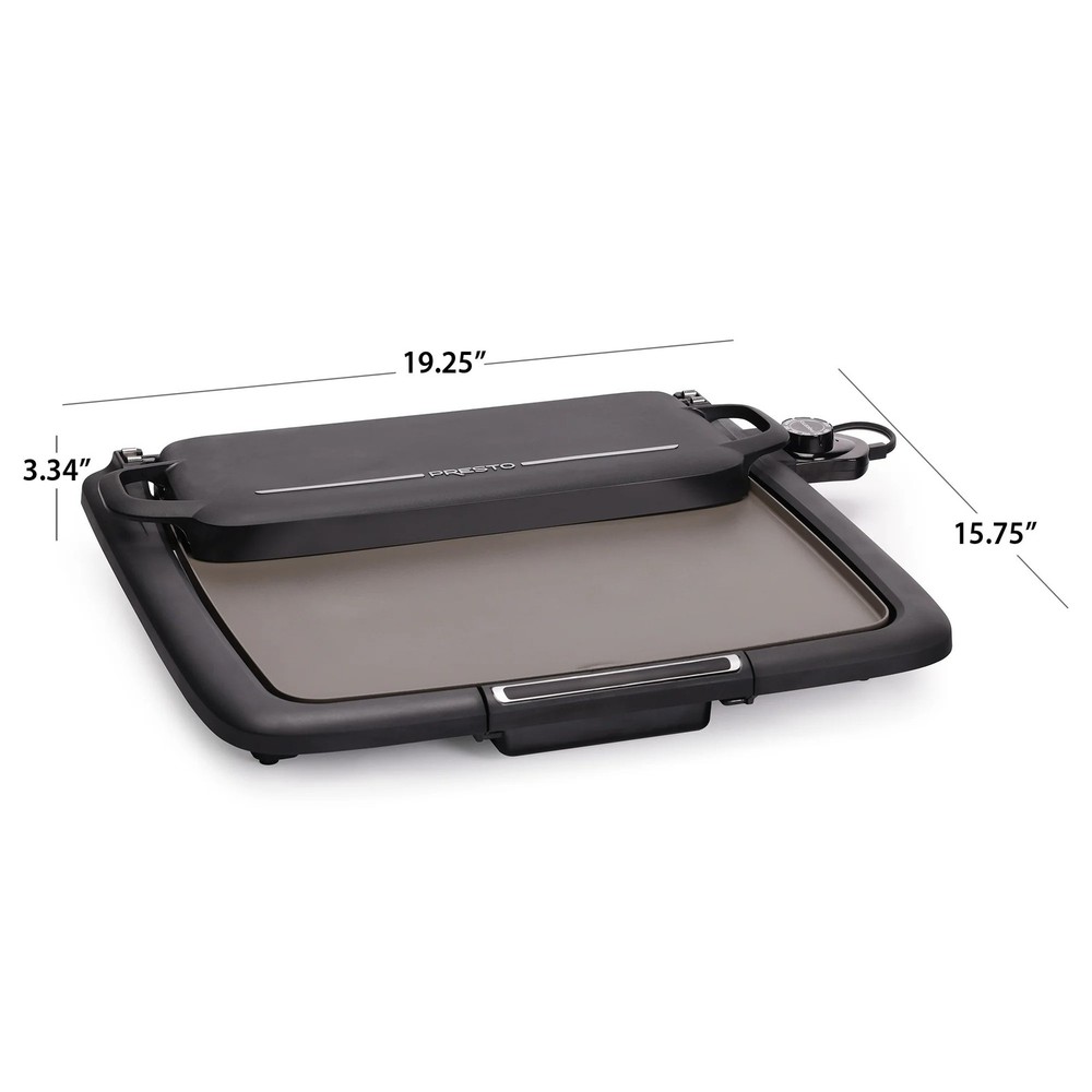 Ceramic Electric Griddle/Warmer Plus, Black 07024