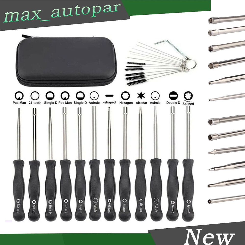 12PCS Adjustment Carburetor Tool Kit for Common 2 Cycle Carburator Small Engine