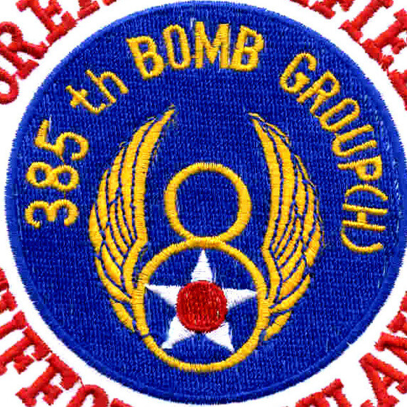 385th Bombardment Group Suffolk England Patch