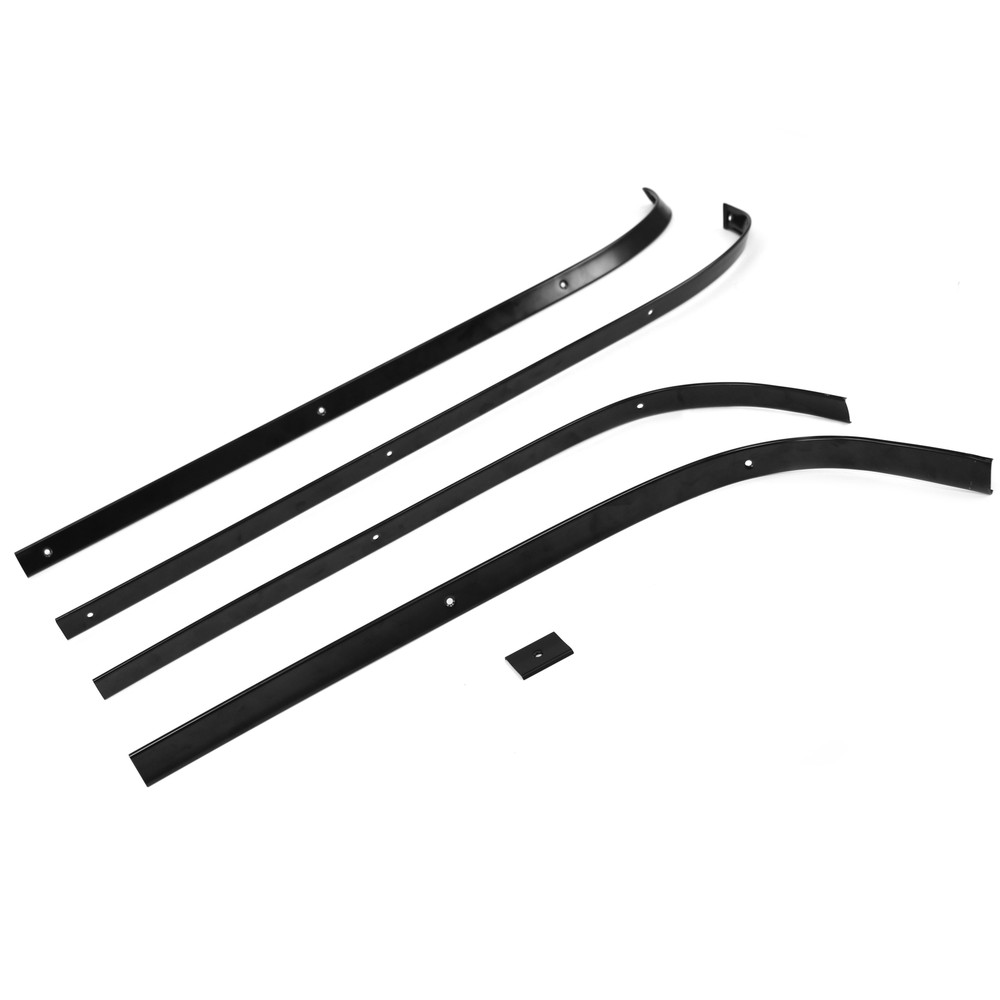 65-66 Ford Mustang Fastback Quarter & Rear Interior Trim Panel Molding 5pc Set