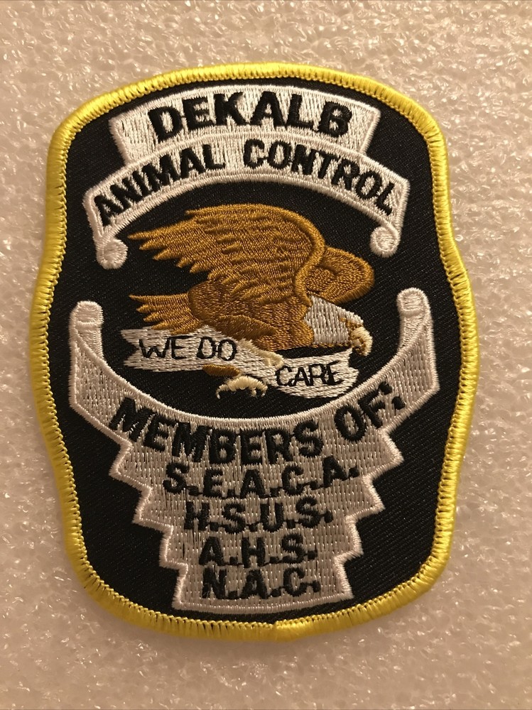 Dekalb Animal Control Embroidered Patch