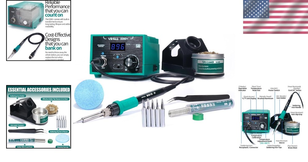 75W Digital Soldering Station, Precision Heat Control
