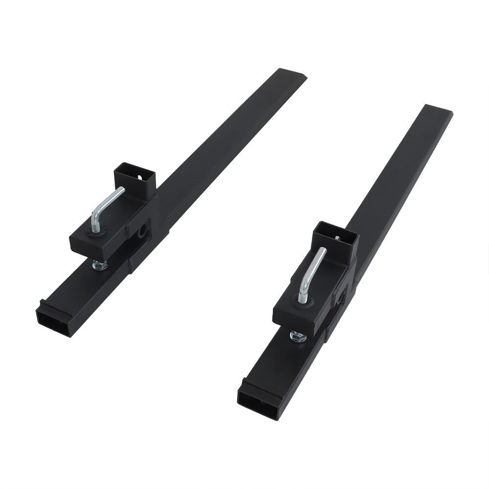 Clamp On Bucket Loader Attachment Skid Steer Tractor Pallet Forks 60" 4000Lbs