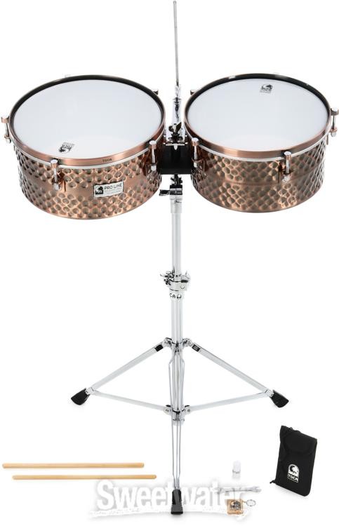 Toca Percussion Pro Line Timbales - Black Copper