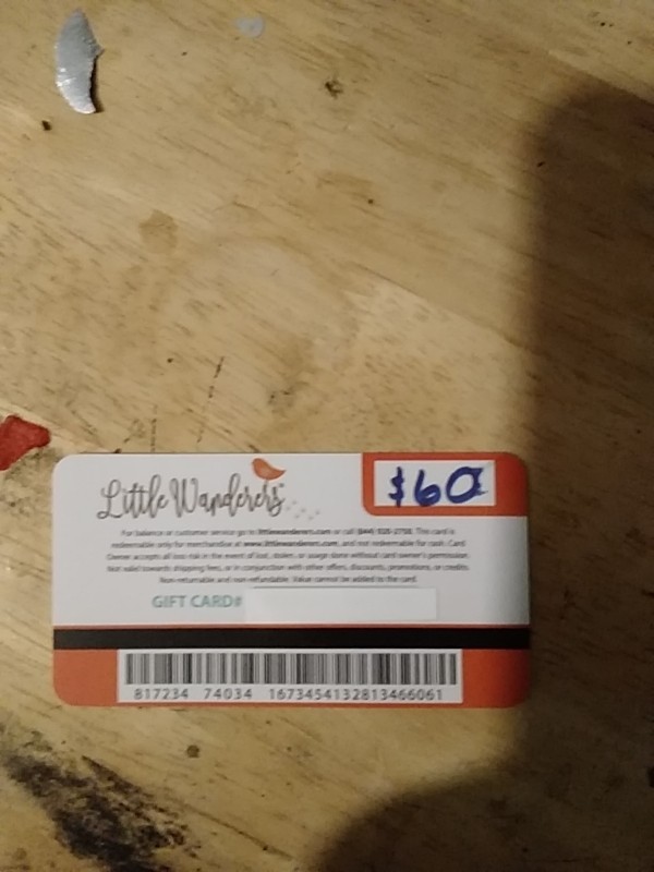 physical gift cards for babies