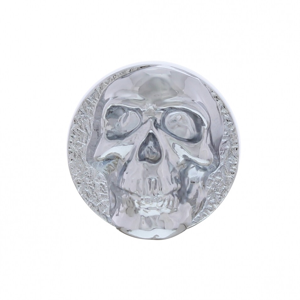 Chrome Skull Dash Knob