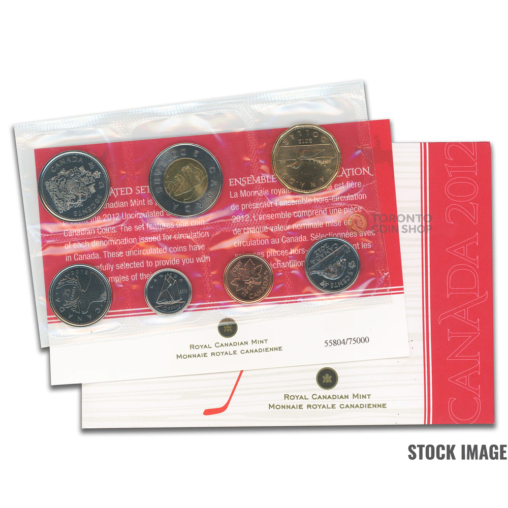 Canada 2012 7-Coin PL Proof-Like Mint Coin Set - Envelope + COA