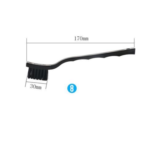8PC Black Plastic Anti Static Clean Dust Brush For Computer Circuit Board BGA U