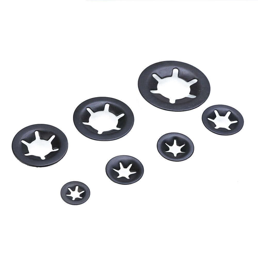 Star Nut Star lock Push-on Locking Washers Clips Fastener Assorted Set 340Pcs