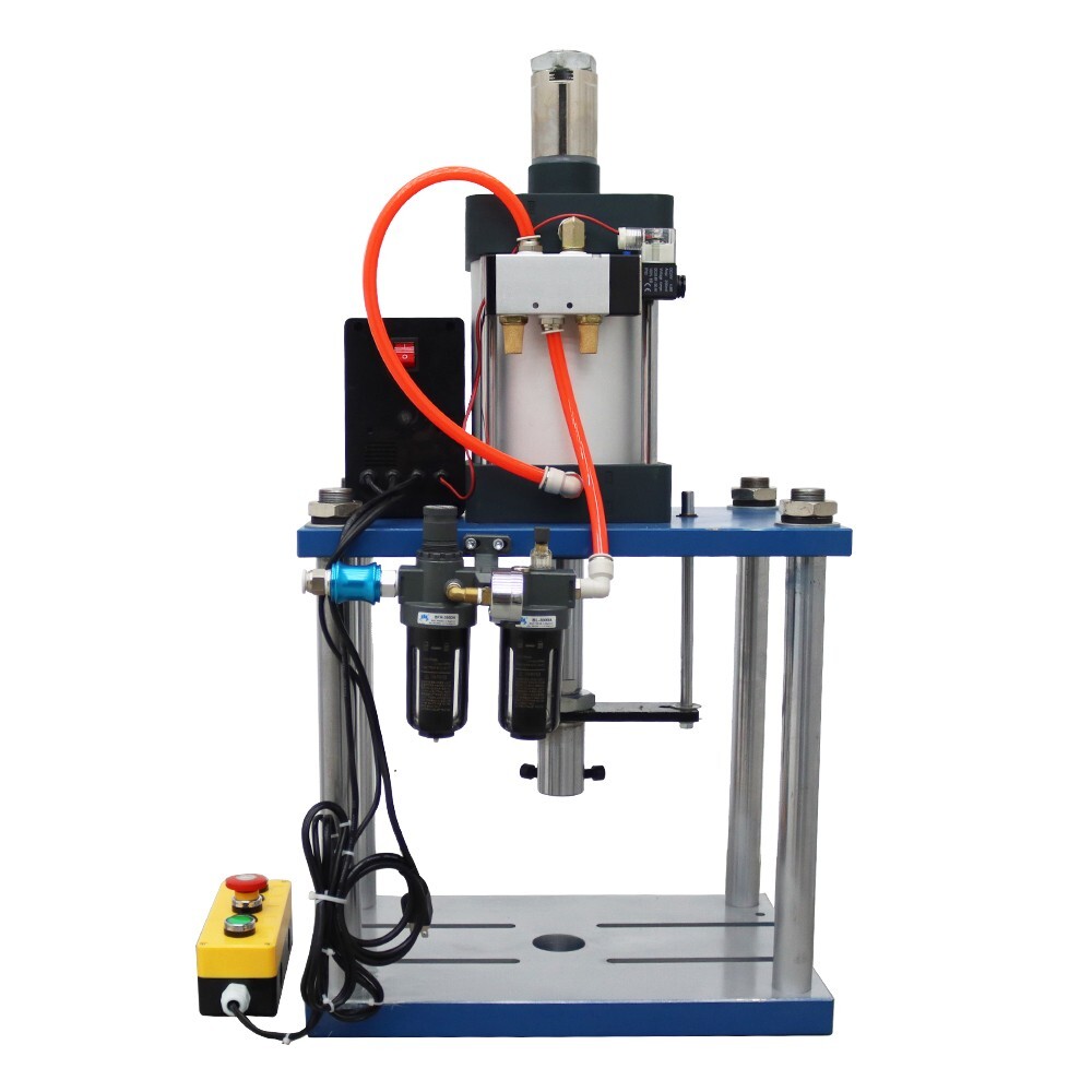 Pneumatic Punch Press Machine with Controller 110V 2866lbs Hand Switch 3.9-1.9in