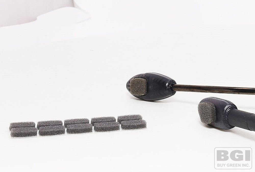 10X Microphone Sticky Sponge Windscreen For HME Drive Thru Intercom Headsets
