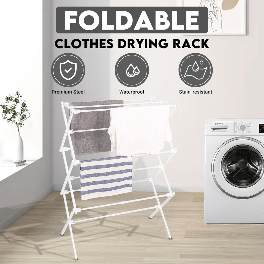 2024 Enhanced Clothes Drying Rack | Foldable Drying Rack Clothing for Laundry |