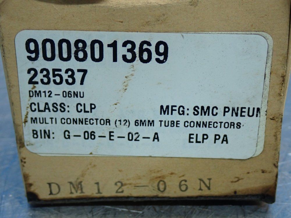 SMC DM12-06NU MULTI-CONNECTOR UNIT 05250770306