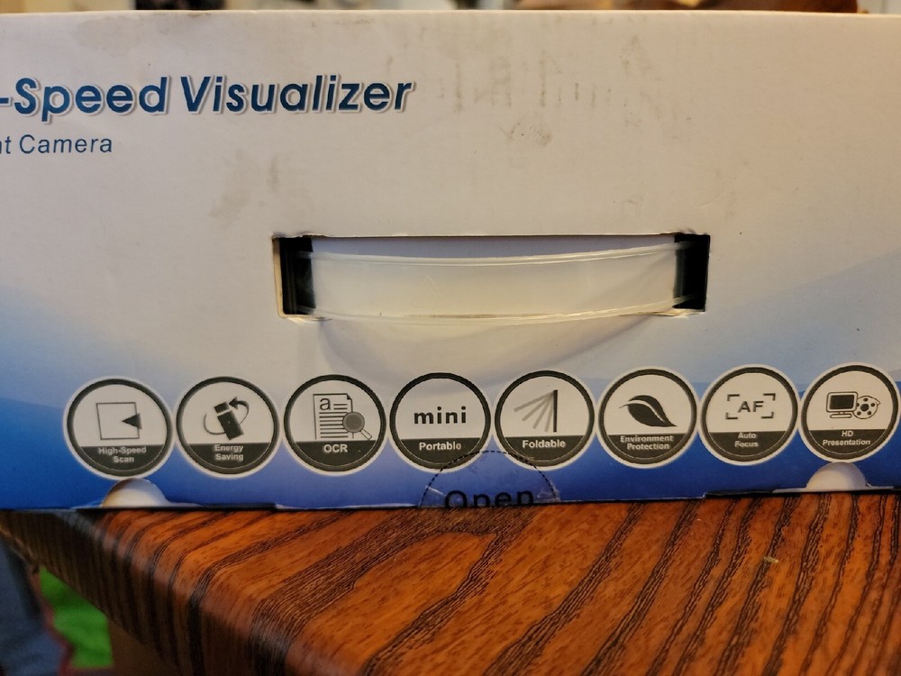 eloam VE802AF Portable Document Camera HDMI VGA Port OCR Visual Presenter