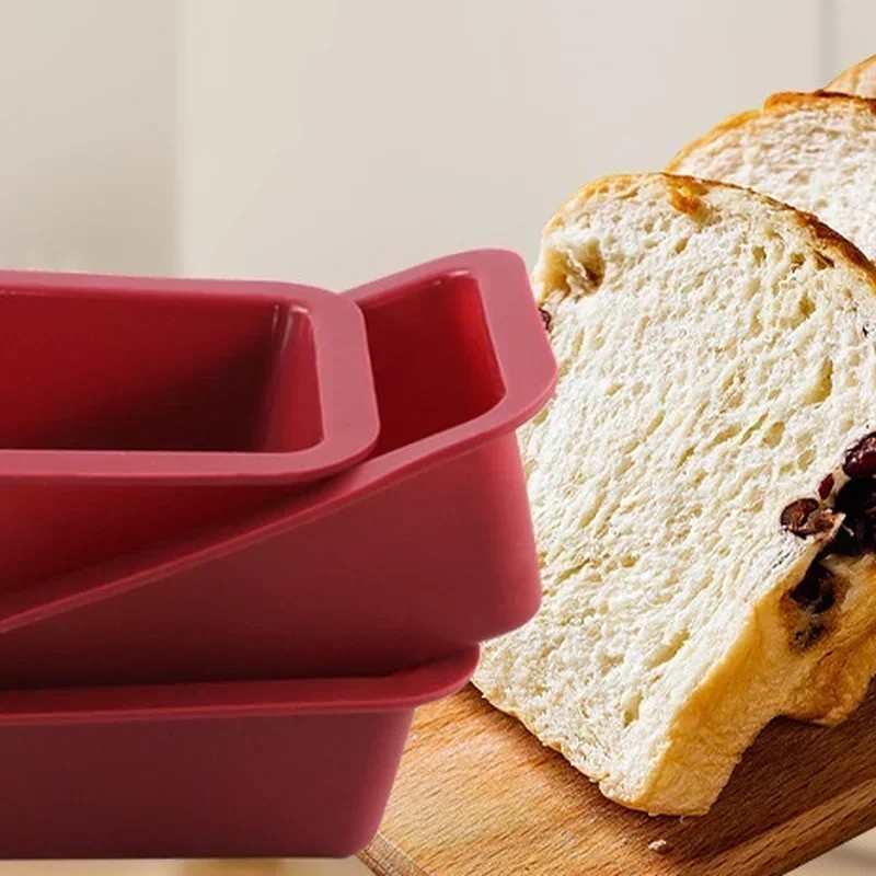 Silicone Nonstick Mini Loaf Baking Mold Rectangle Cake Bread Pan