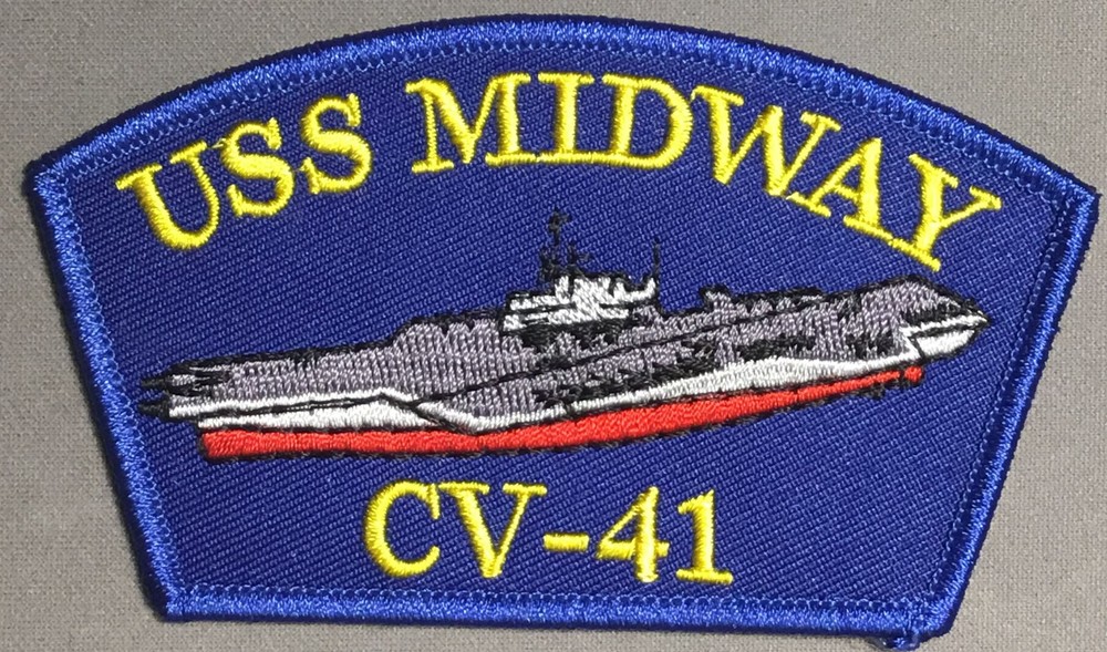 Navy USS Midway CV-41 patch