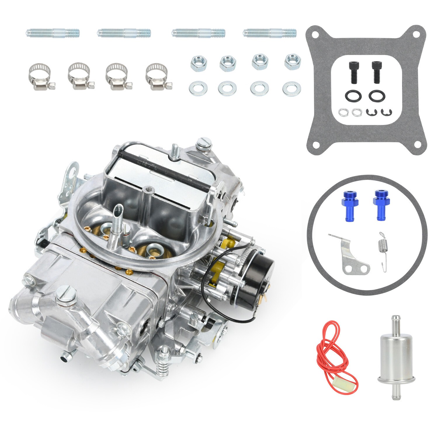 For Holley Quickfuel Brawler 750 CFM Double Pumper 4 Barrel Carburetor E-Choke