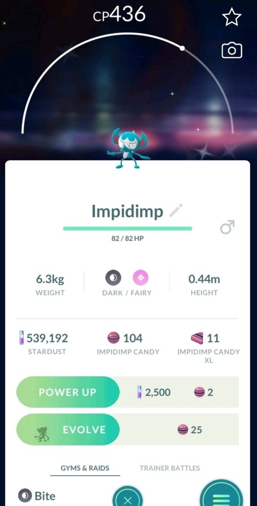 ✨️Pokémon Go Shiny Impidimp✨️