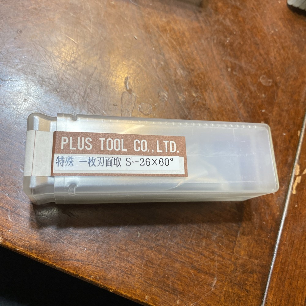 Plus Tool Co Ltd. Countersink Drill Bit HSS LE S-26x60degree 1 Fl (D19)