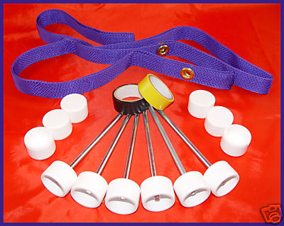 DO-IT-YOURSELF WEAVE POLE KIT - DOG AGILITY EQUIPMENT