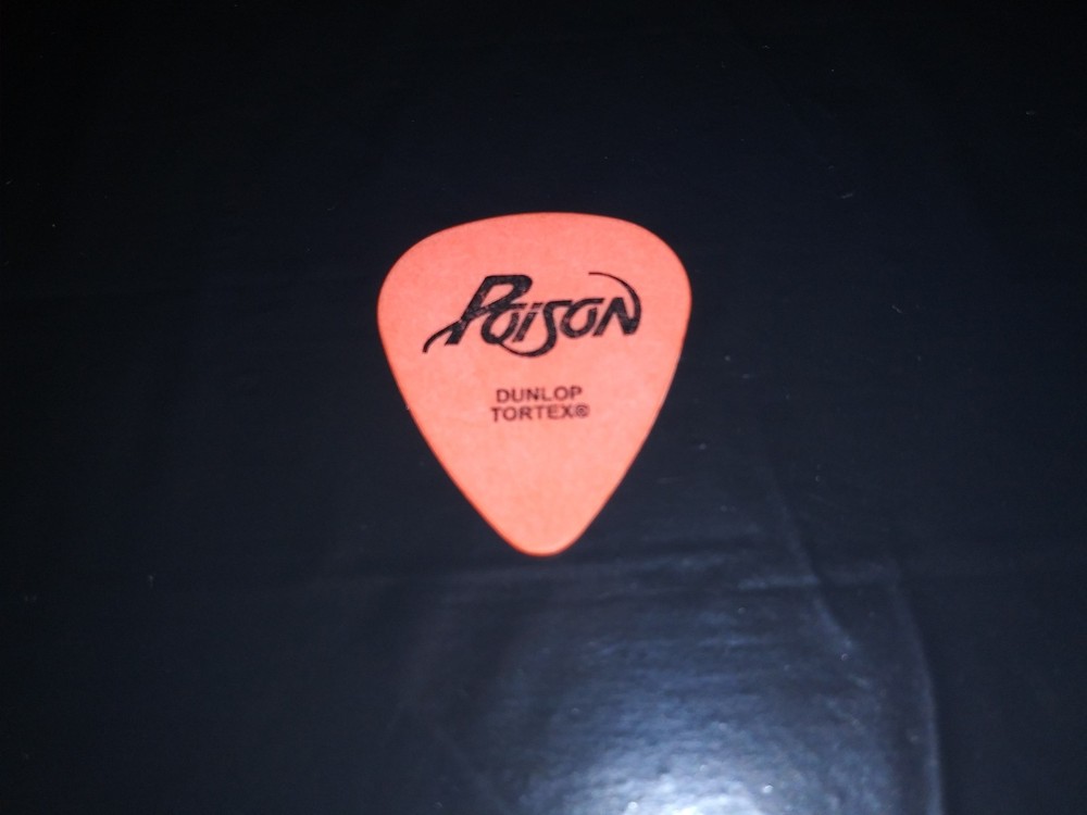 POISON 2006 20th Anniversary Concert Tour Ulcer In Training Crew GUITAR PICK