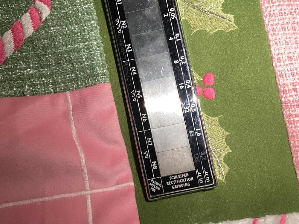 Rubert & Co. Surface Roughness Comparison Composite Pocket Set No. 115 England