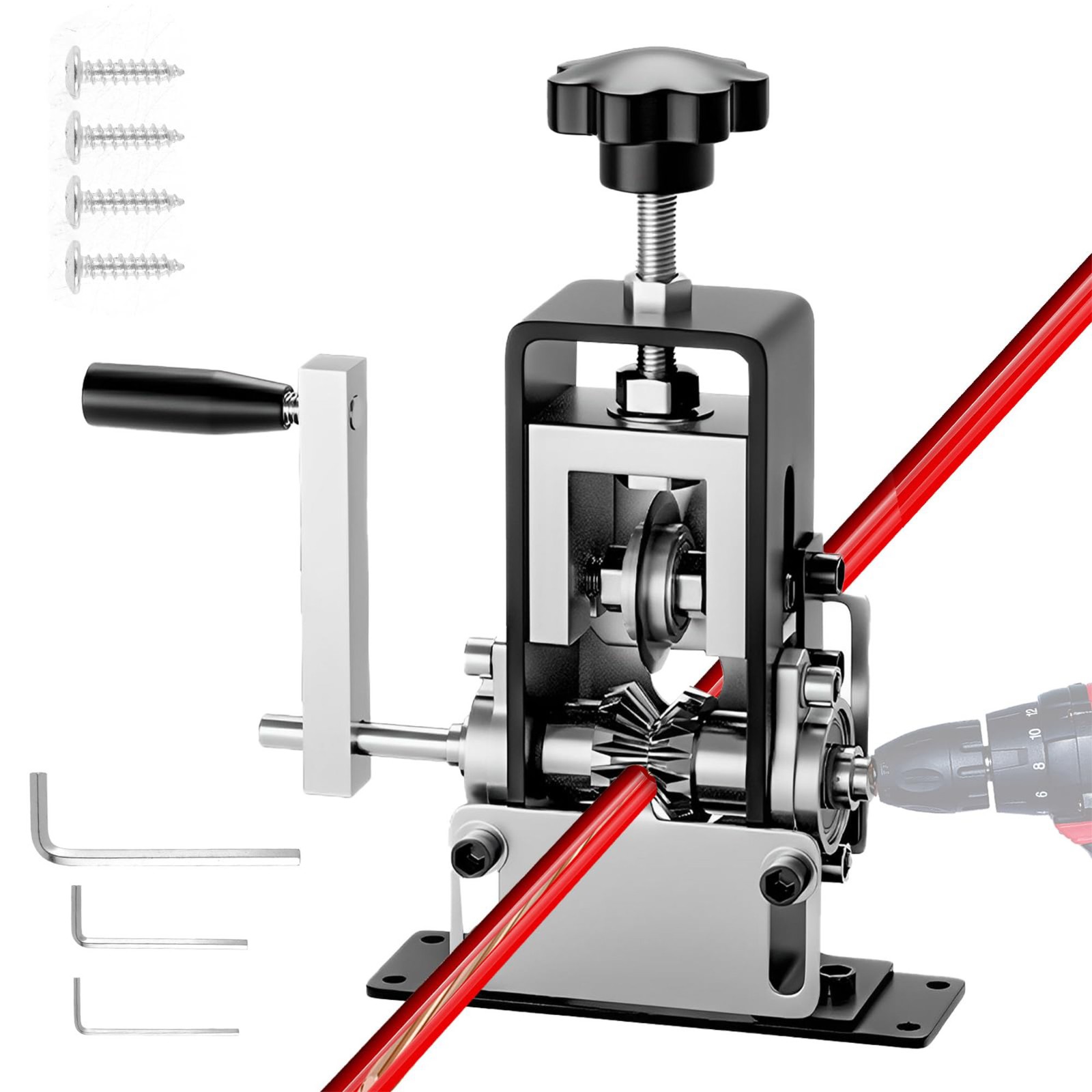 Maquina Para Pelar Cable  Manual Taladro Alambre de Cobre 0.06 a 1" Pelacables