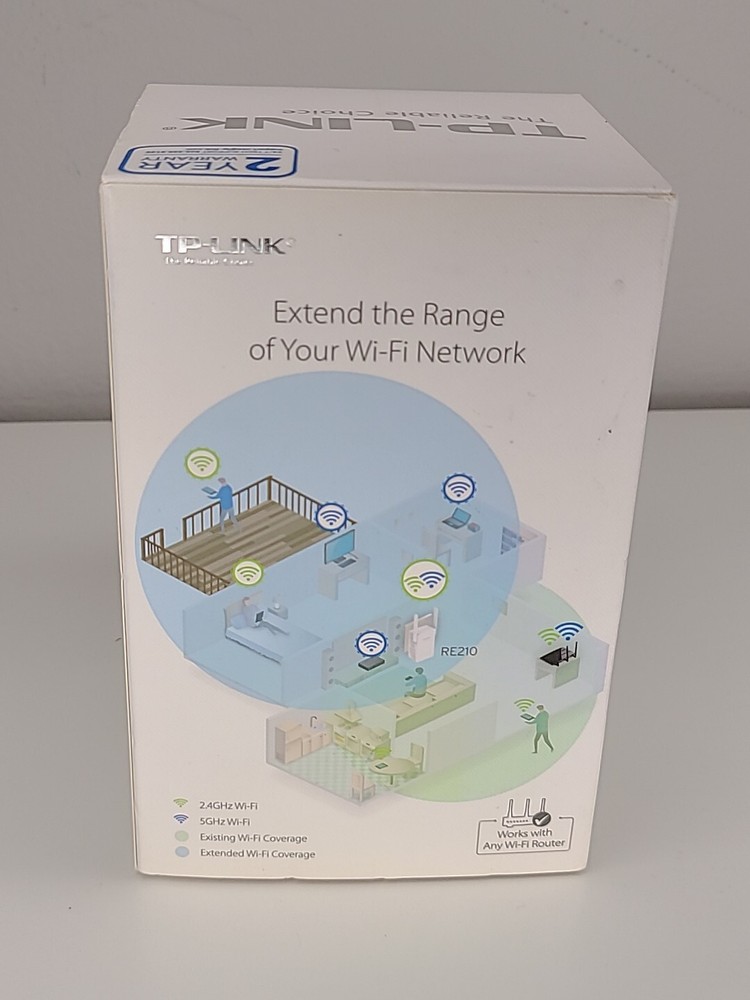 TP-LINK AC750 WiFi Range Extender - RE210