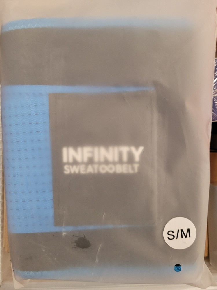 NEW - INFINITY SWEAT WAIST BELT BLUE - Small/Medium