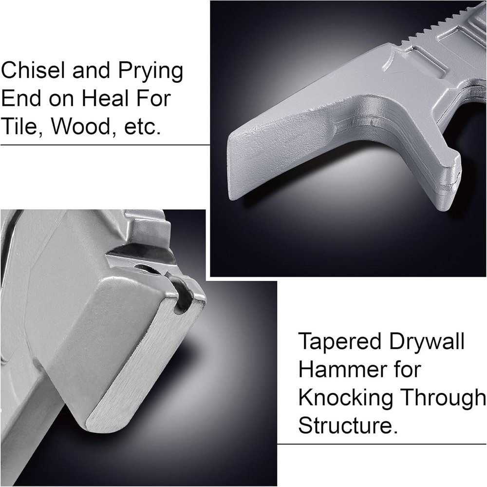 Vaughan 15 Inch Multi-Function Demolition Tool, Hammer, Nail Puller, Multi-Us...