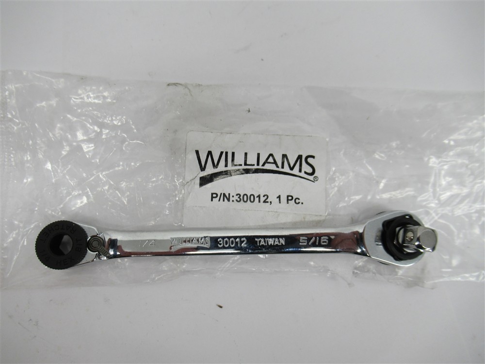 Williams 30012 , 1/4" Square Drive Ratchet Wrench