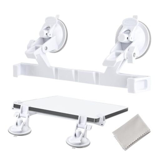 Starlink Mini Car Mount for Dashboard, Suction Cup Mount for Dashboard & White