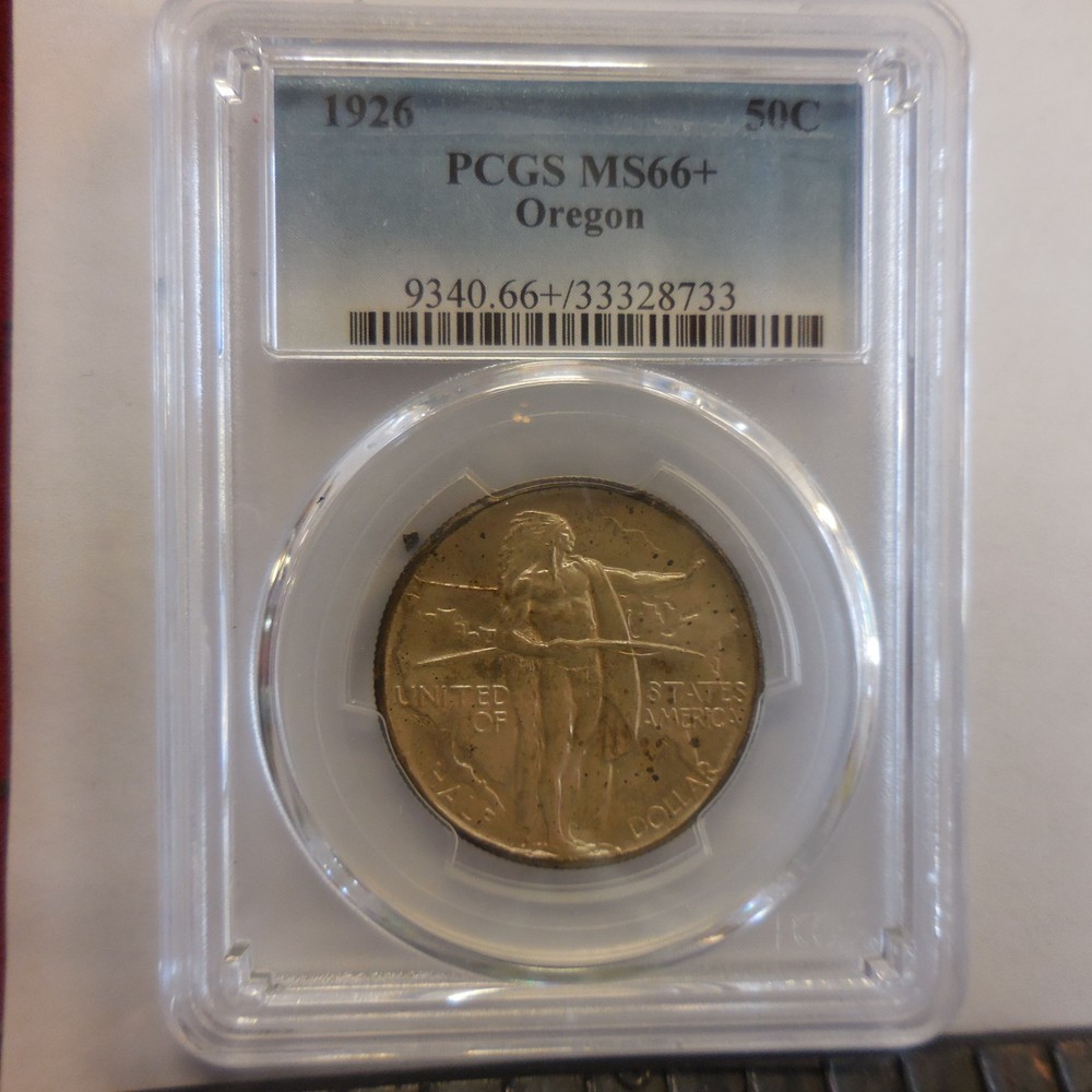 1926 MS66+ Oregon Trail Half Dollar PCGS 50C
