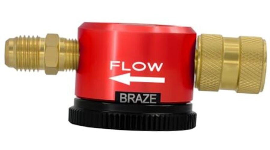Nitrogen Purge Tool, HVAC Purge Nitrogen Flow Regulator Red