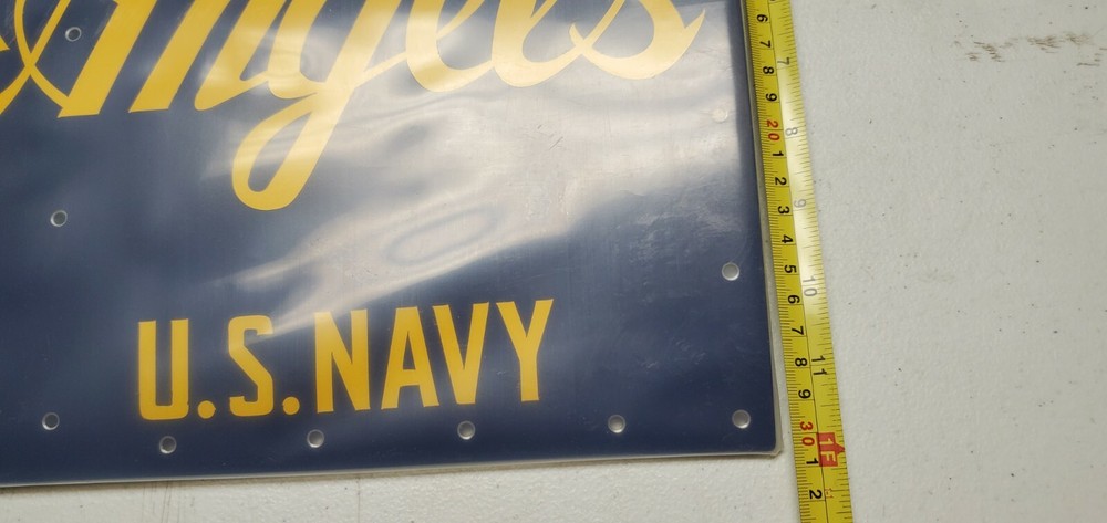 F-18 Nose Art Blue Angles panel 36x12